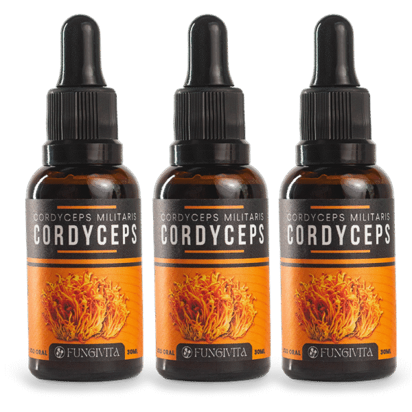 3x Cordyceps Militaris - Extrato Líquido 30ml