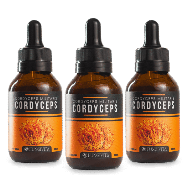 3x Cordyceps Militaris - Extrato Líquido 60ml