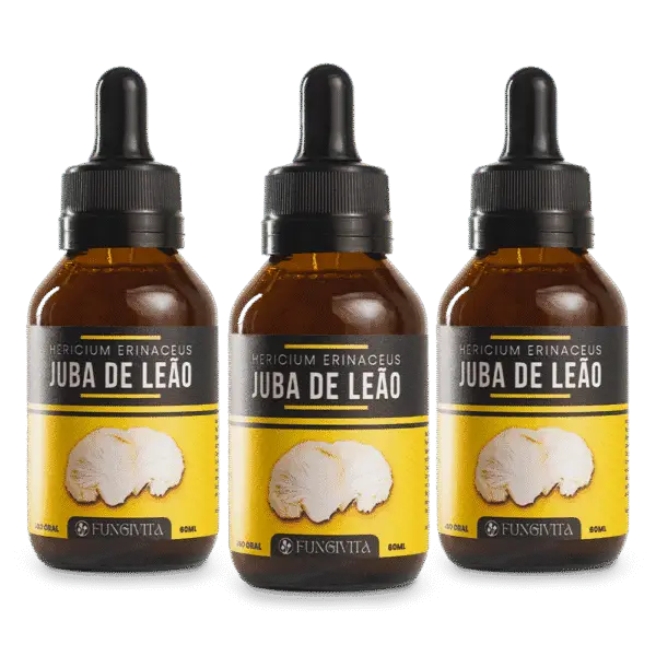 3x Juba de Leão - Extrato Líquido 60ml