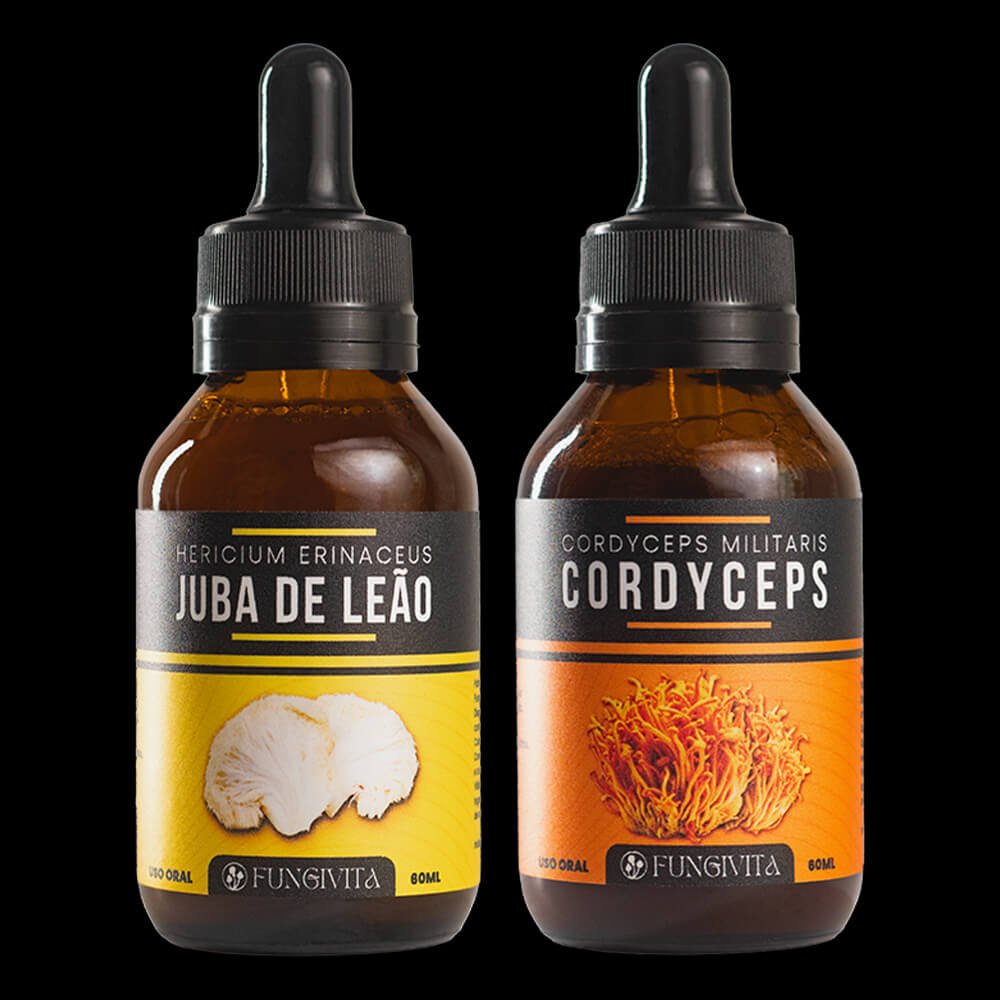 1x Juba de Leão + 1x Cordyceps Militaris - Lerigou 1x Juba de Leão + 1x Cordyceps Militaris - Lerigou